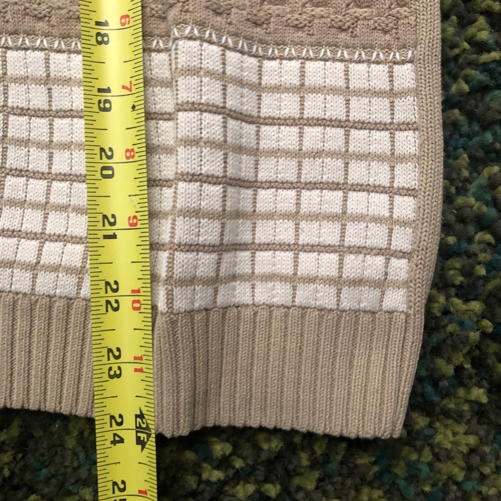 Arnold Palmer Vintage Patterned V Neck Sweater (L) - Picture 5 of 6